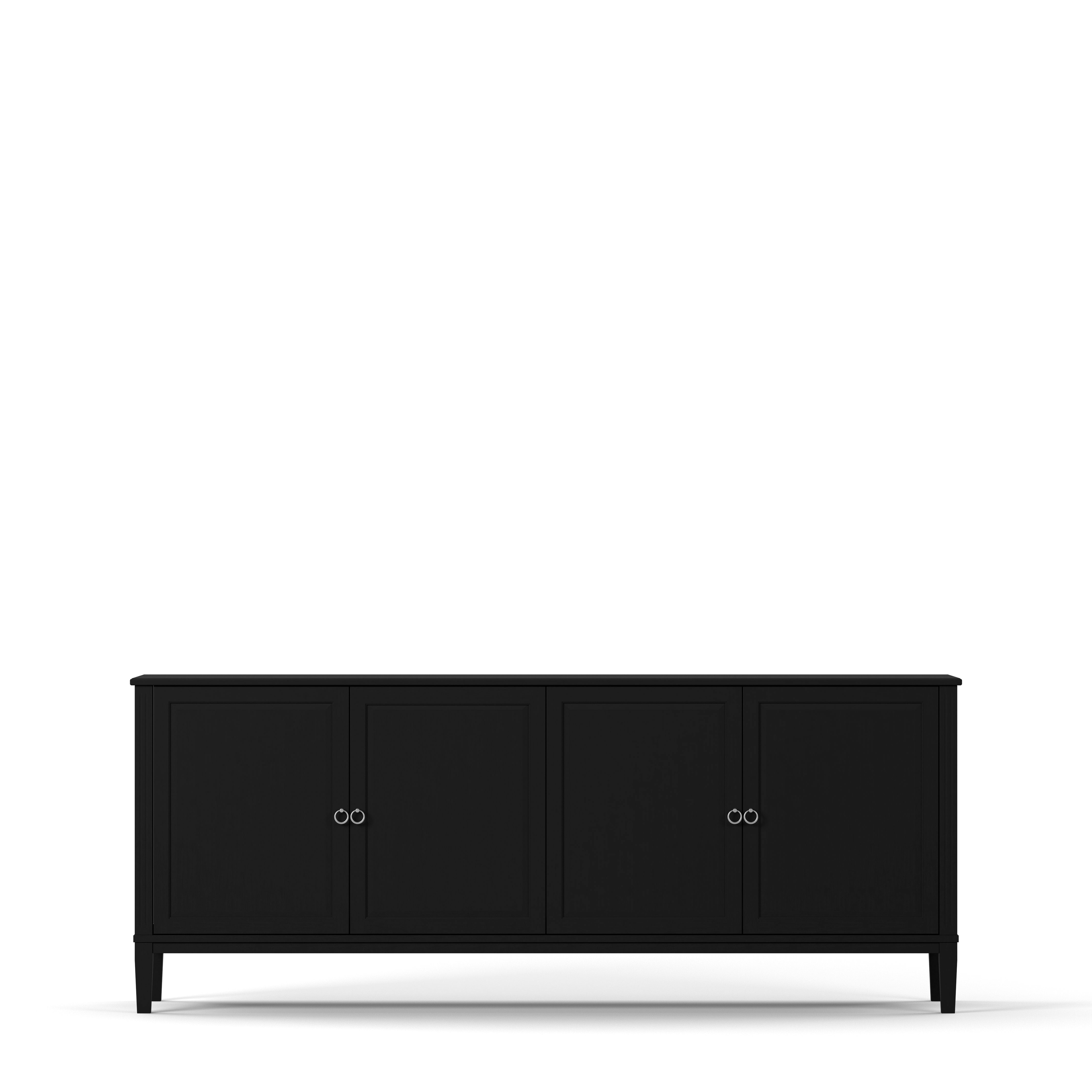 Englesson Skänkar Black Stockholm 2.0 Skänk 4 Dörrar 514B2 #Variant_Black
