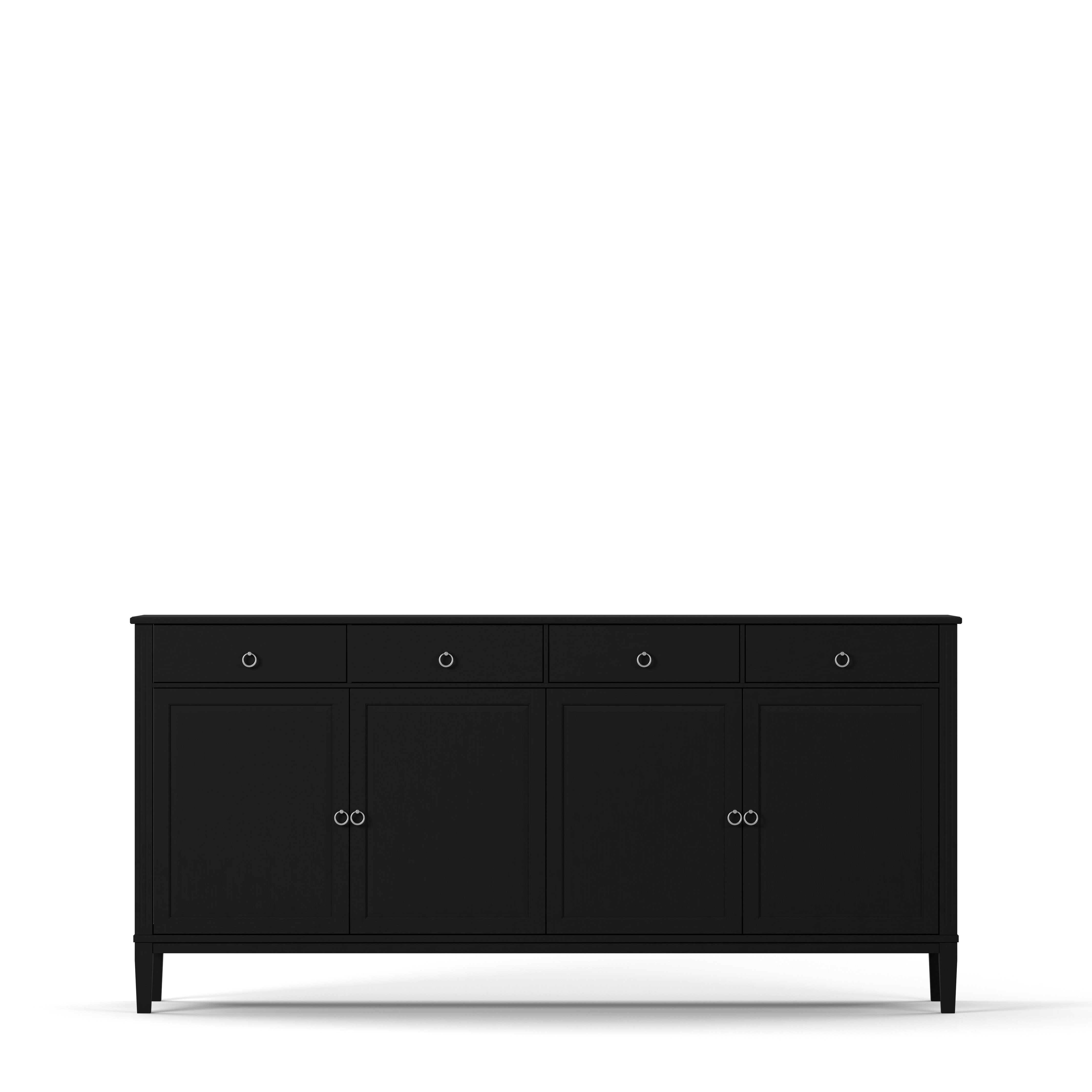 Englesson Skänkar Black Stockholm 2.0 Skänk 4 Dörrar 517B2 #Variant_Black