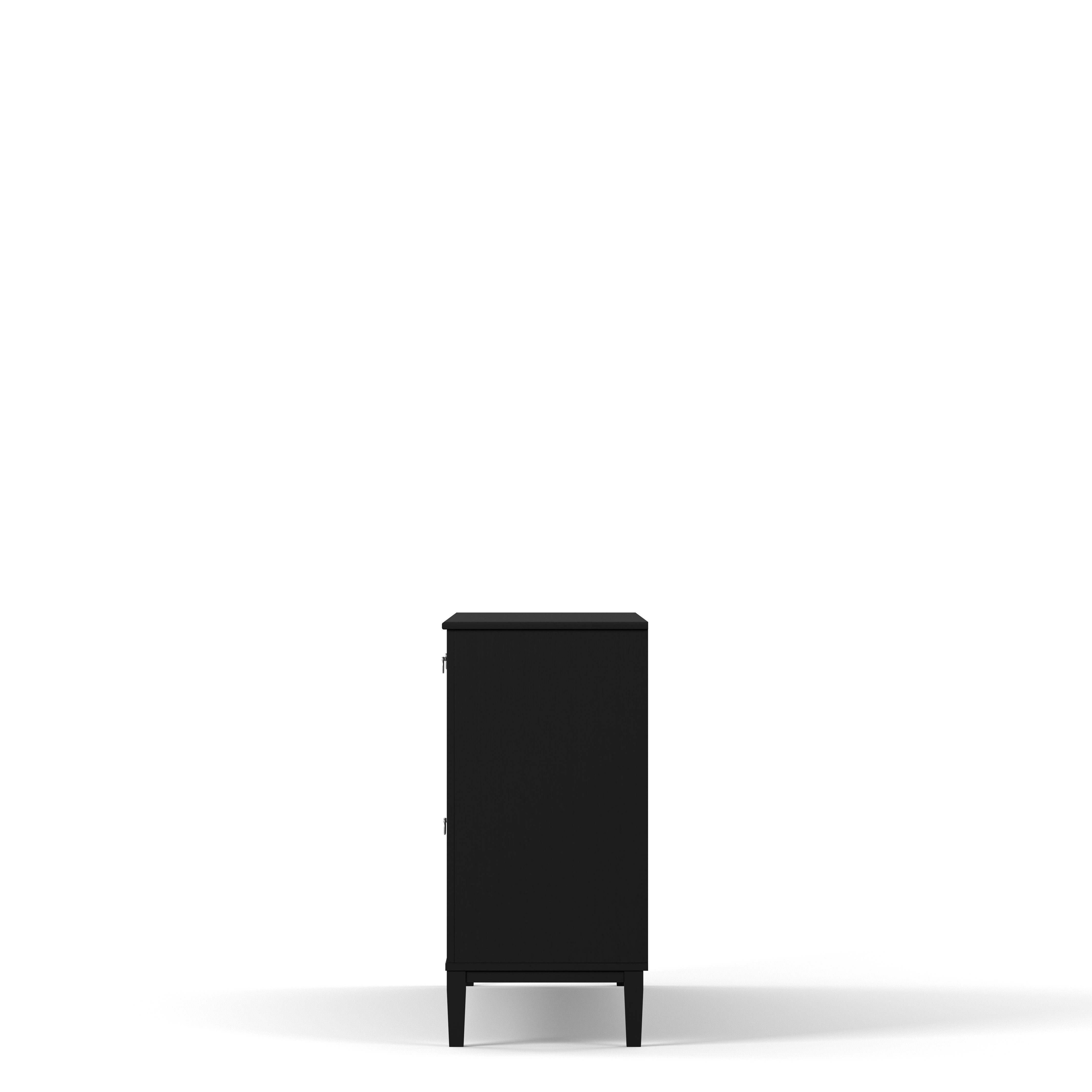 Englesson Skänkar Stockholm 2.0 Skänk 4 Dörrar #Variant_Black