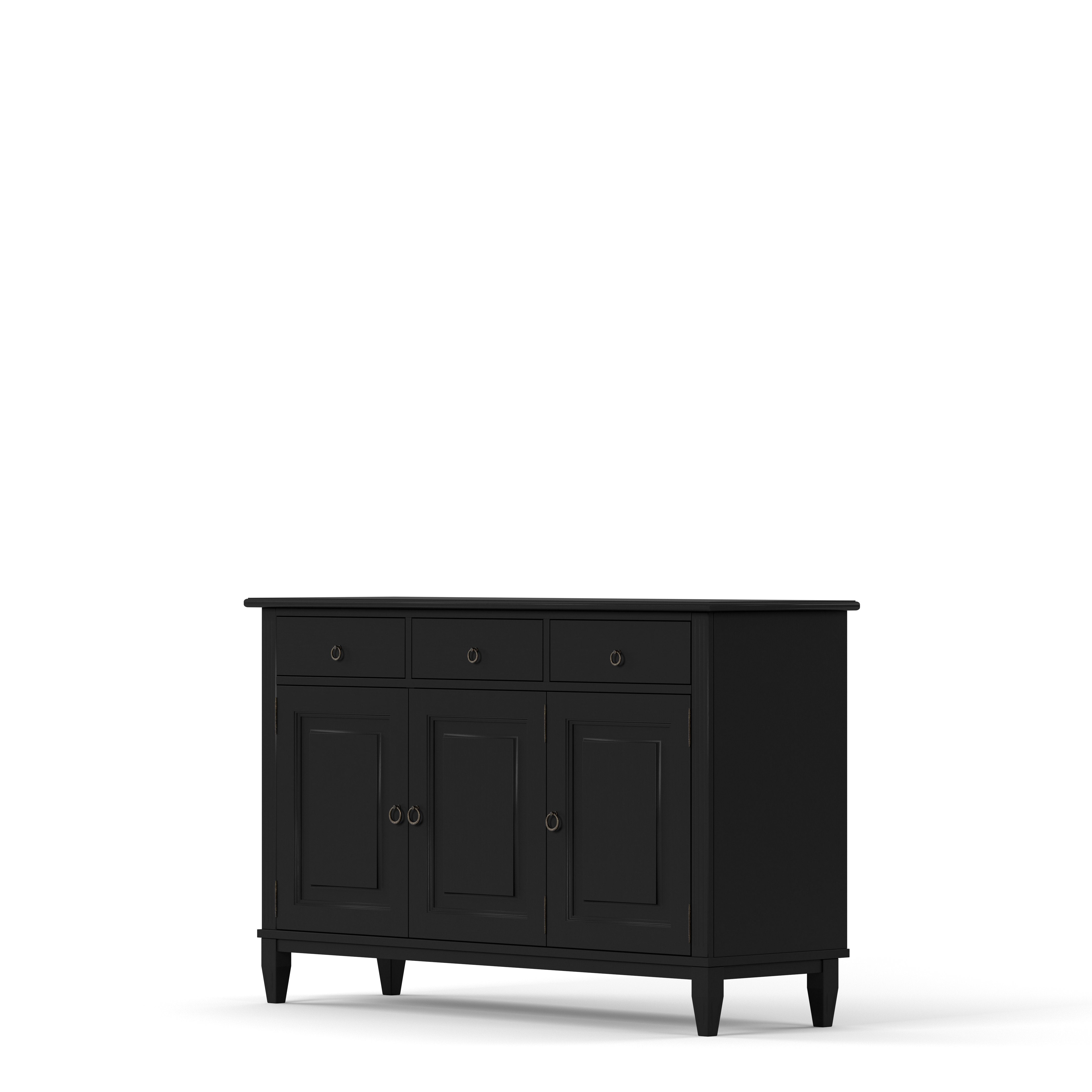 Englesson Skänkar Stockholm Underskåp & Skänk 3 Dörrar #Variant_Black