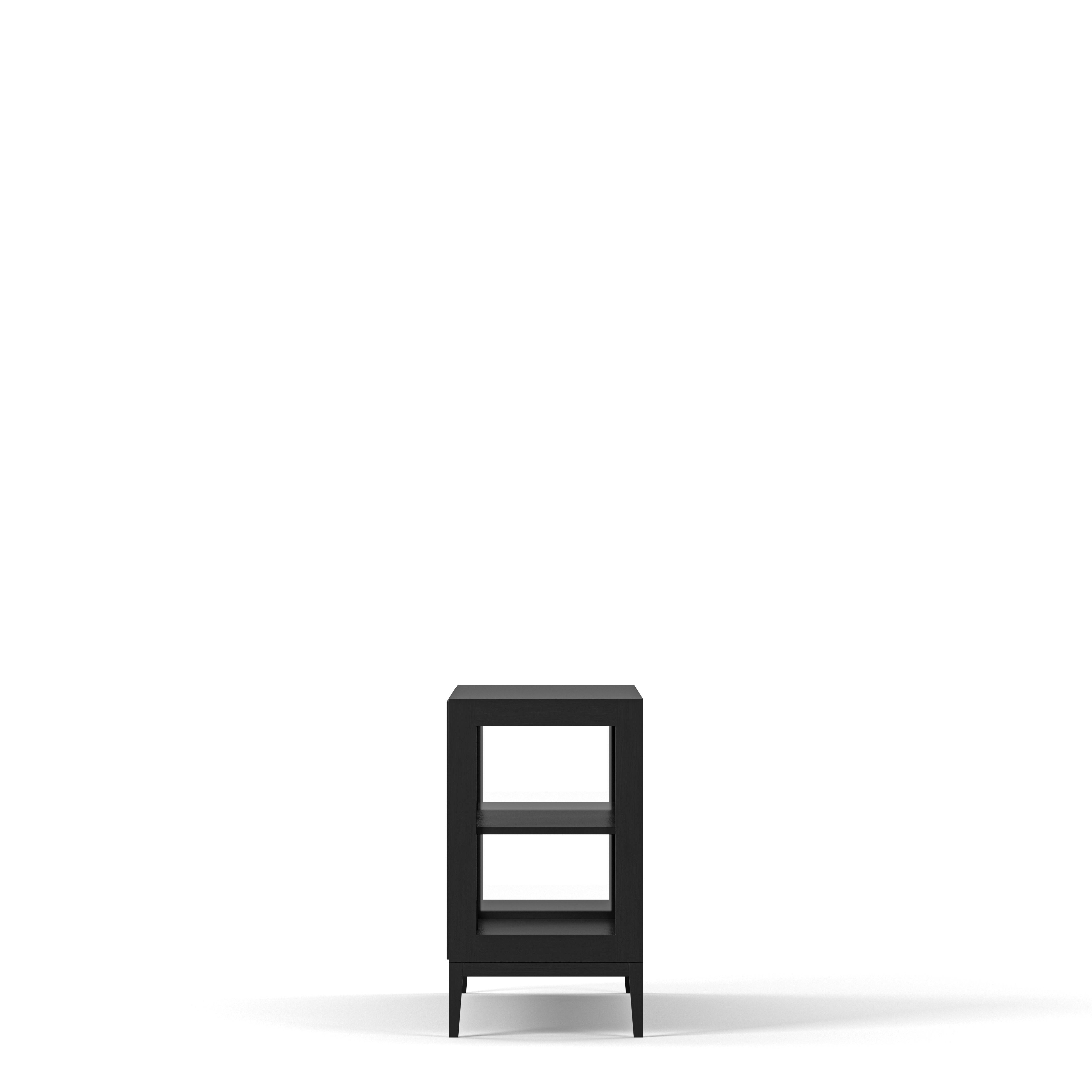 Englesson Skåp Edge 2.0 Vitrinskåp 3 Dörrar, 1-Sektion #Variant_Black Brushed