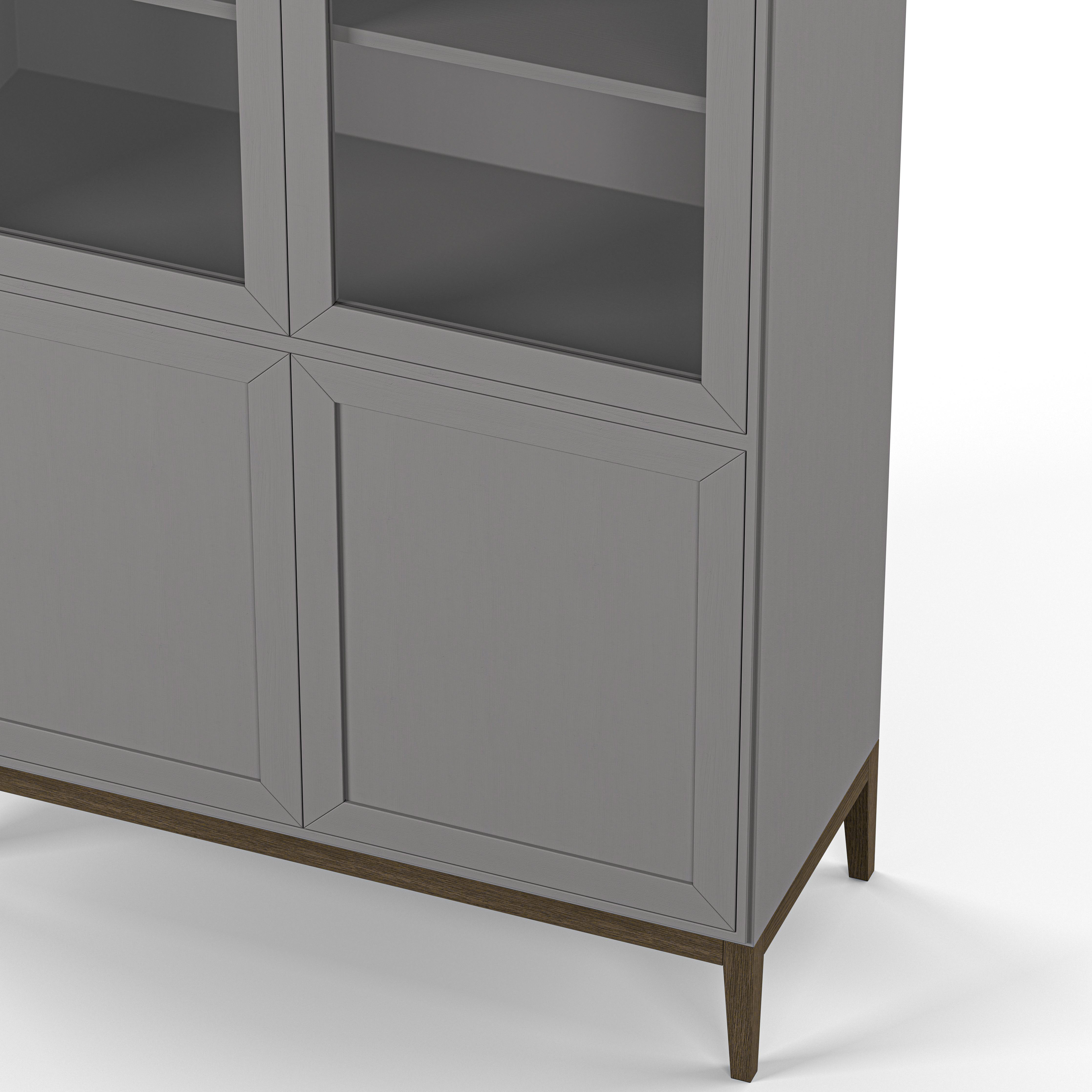 Englesson Skåp Edge 2.0 Vitrinskåp #Variant_Grey Brushed & Burned Walnut