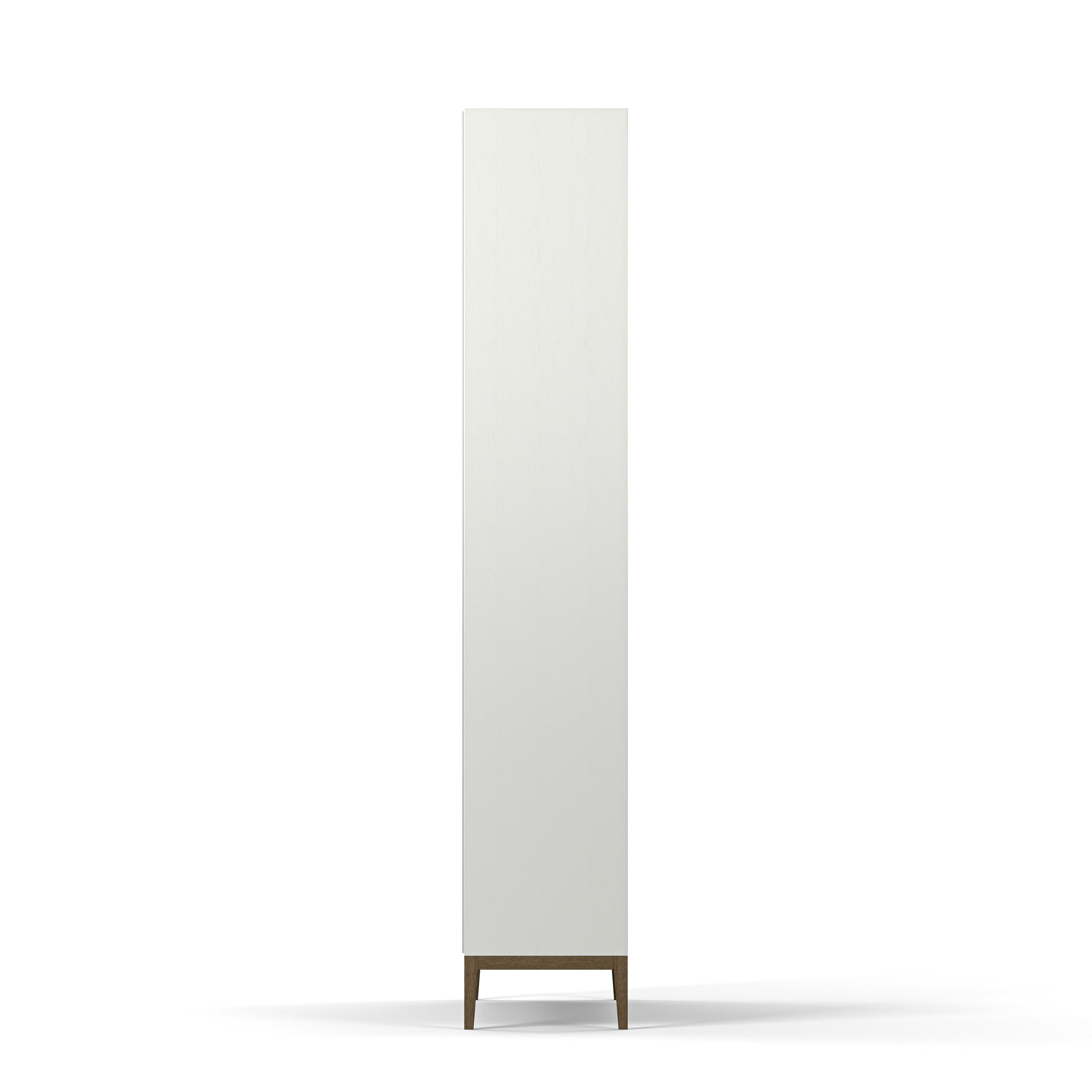 Englesson Skåp Edge 2.0 Vitrinskåp #Variant_White & Burned Walnut