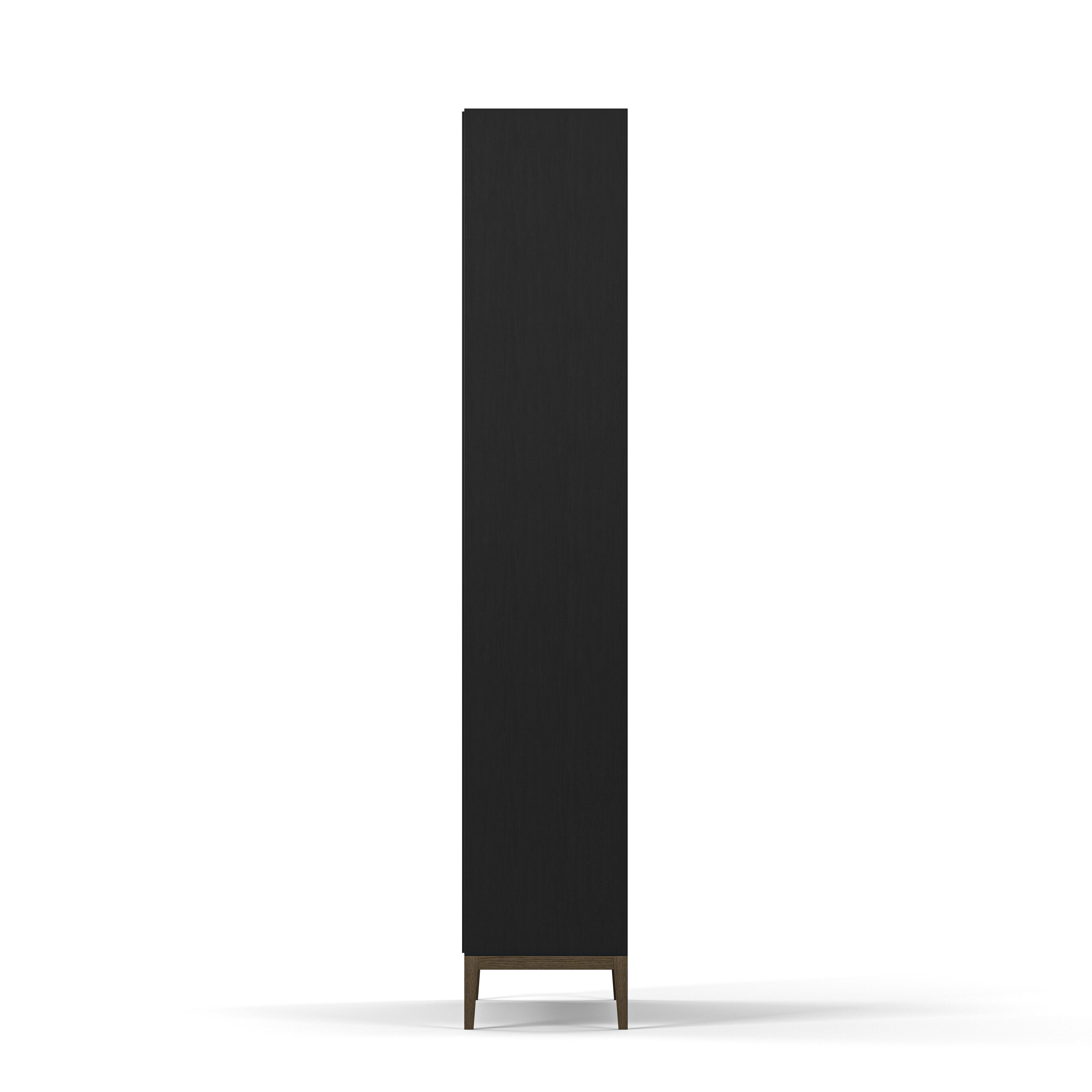 Englesson Skåp Edge 2.0 Vitrinskåp #Variant_Black Brushed & Burned Walnut