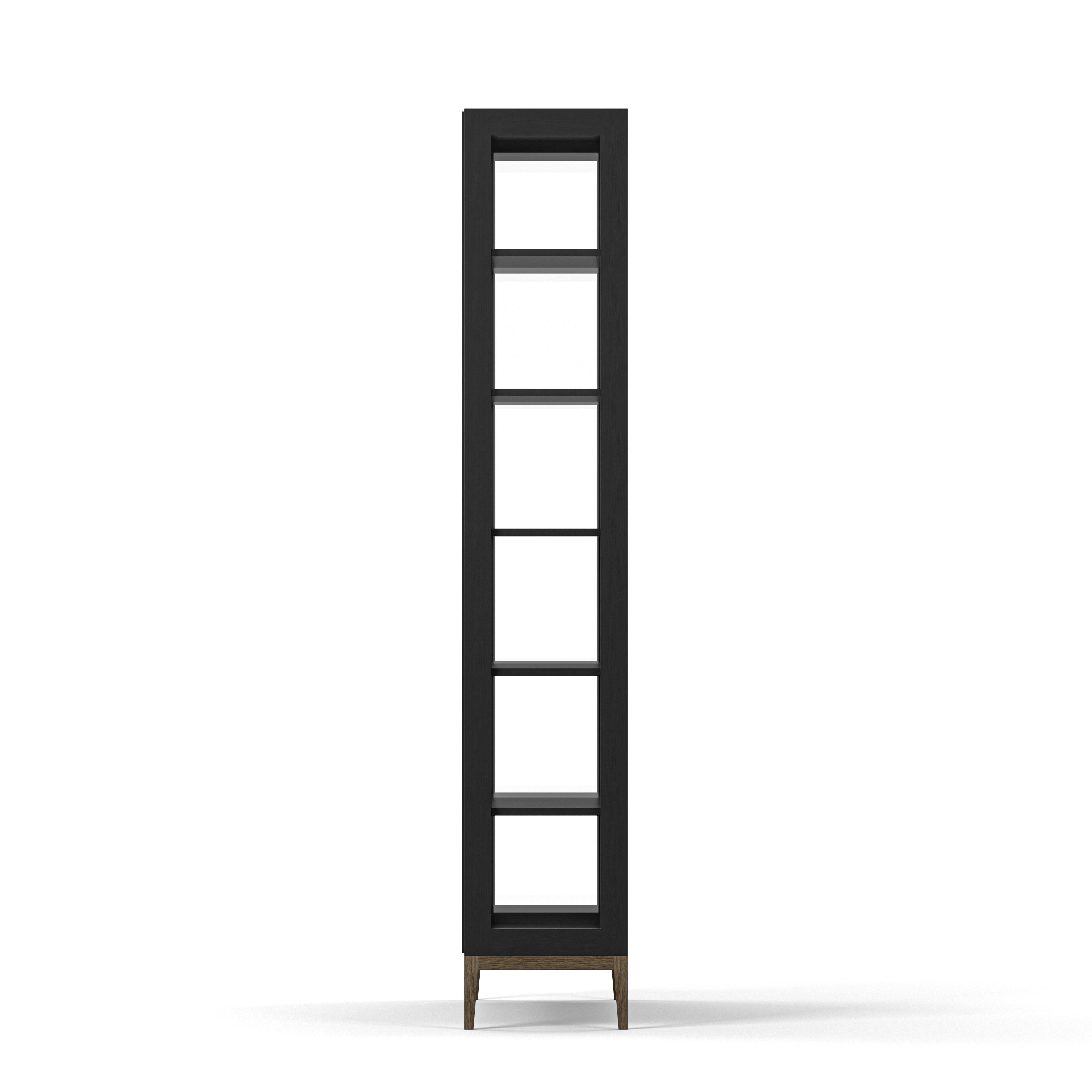 Englesson Skåp Edge 2.0 Vitrinskåp #Variant_Black Brushed & Burned Walnut