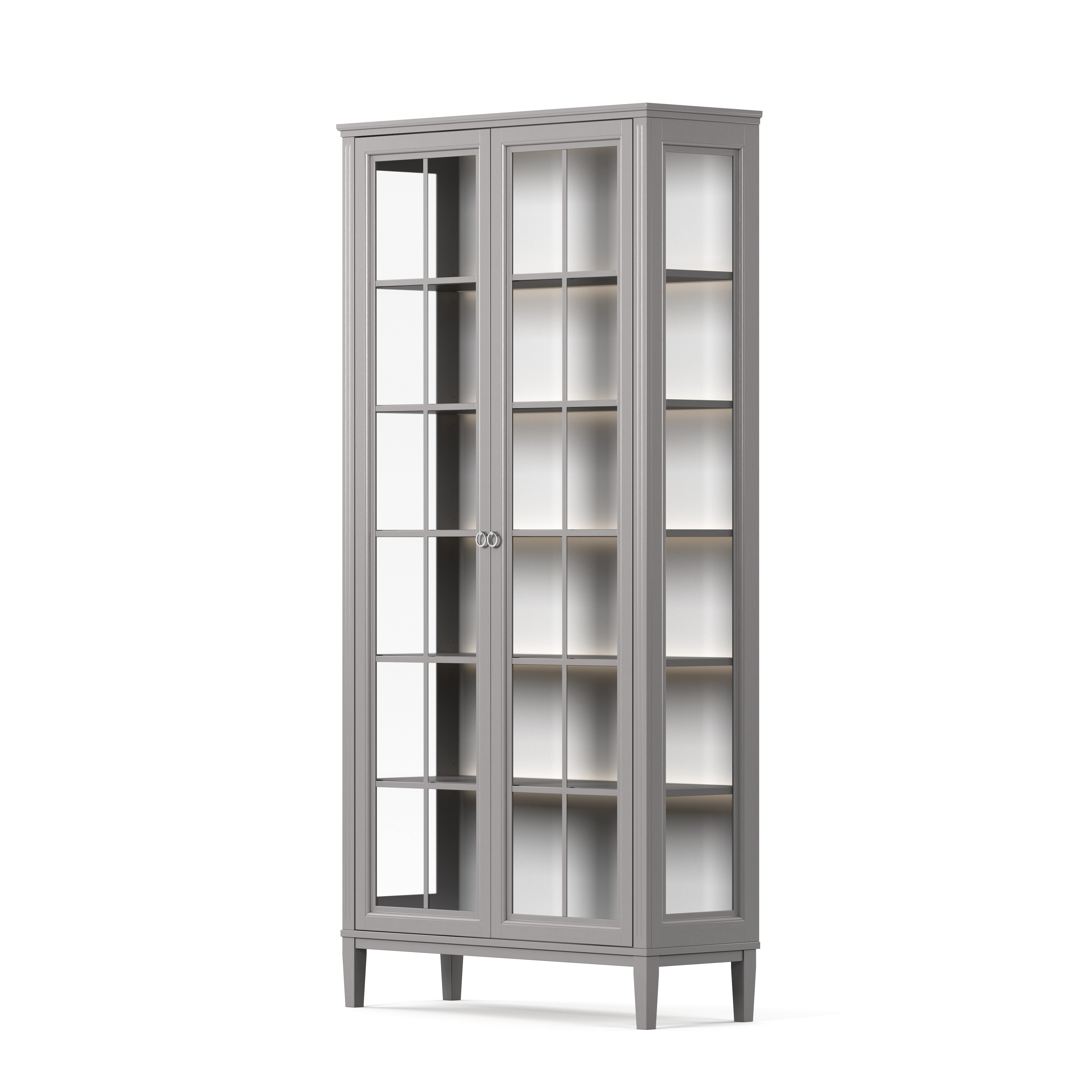 Englesson Stockholm 2.0 Vitrinskåp med Belysning #Variant_Grey