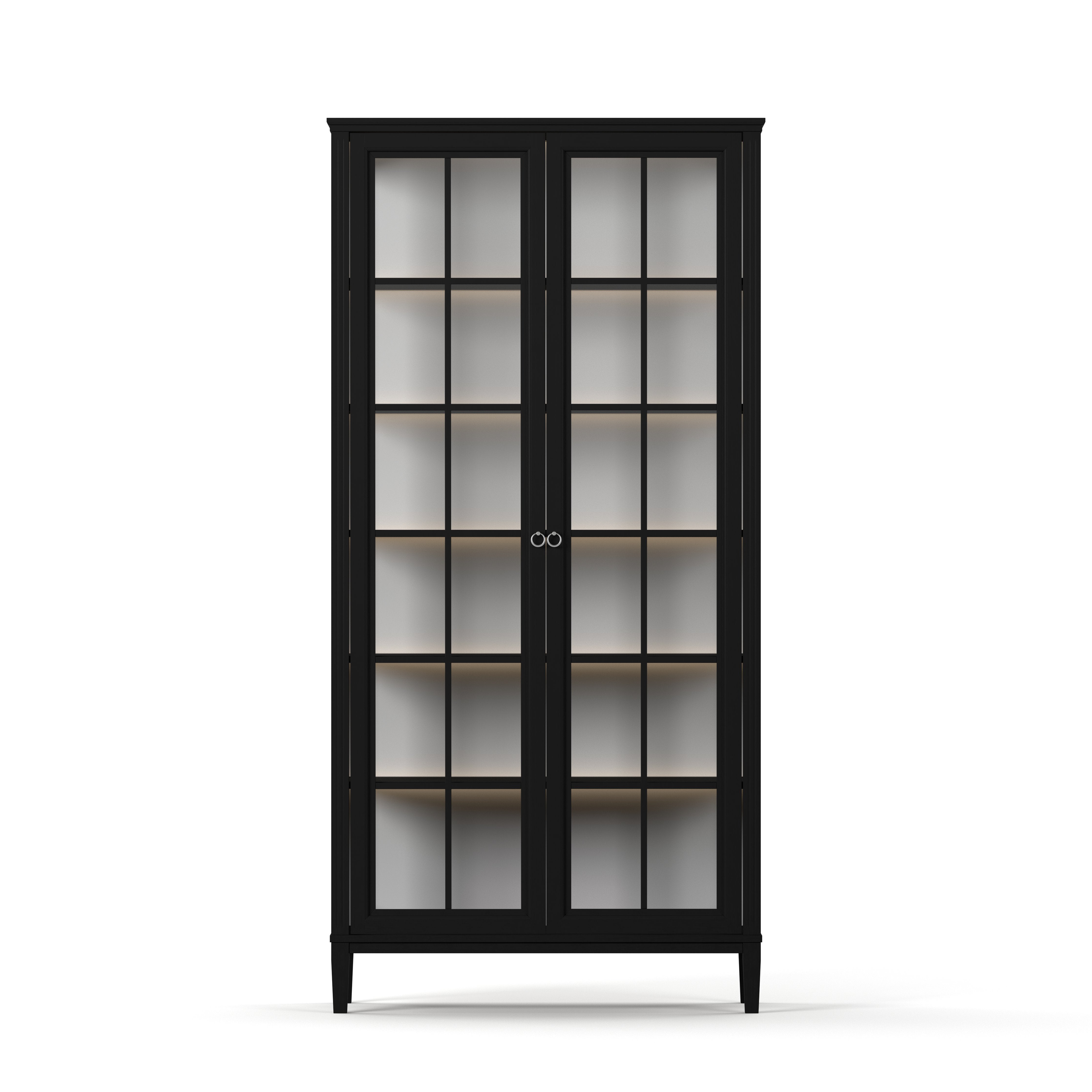 Englesson Black Stockholm 2.0 Vitrinskåp med Belysning #Variant_Black