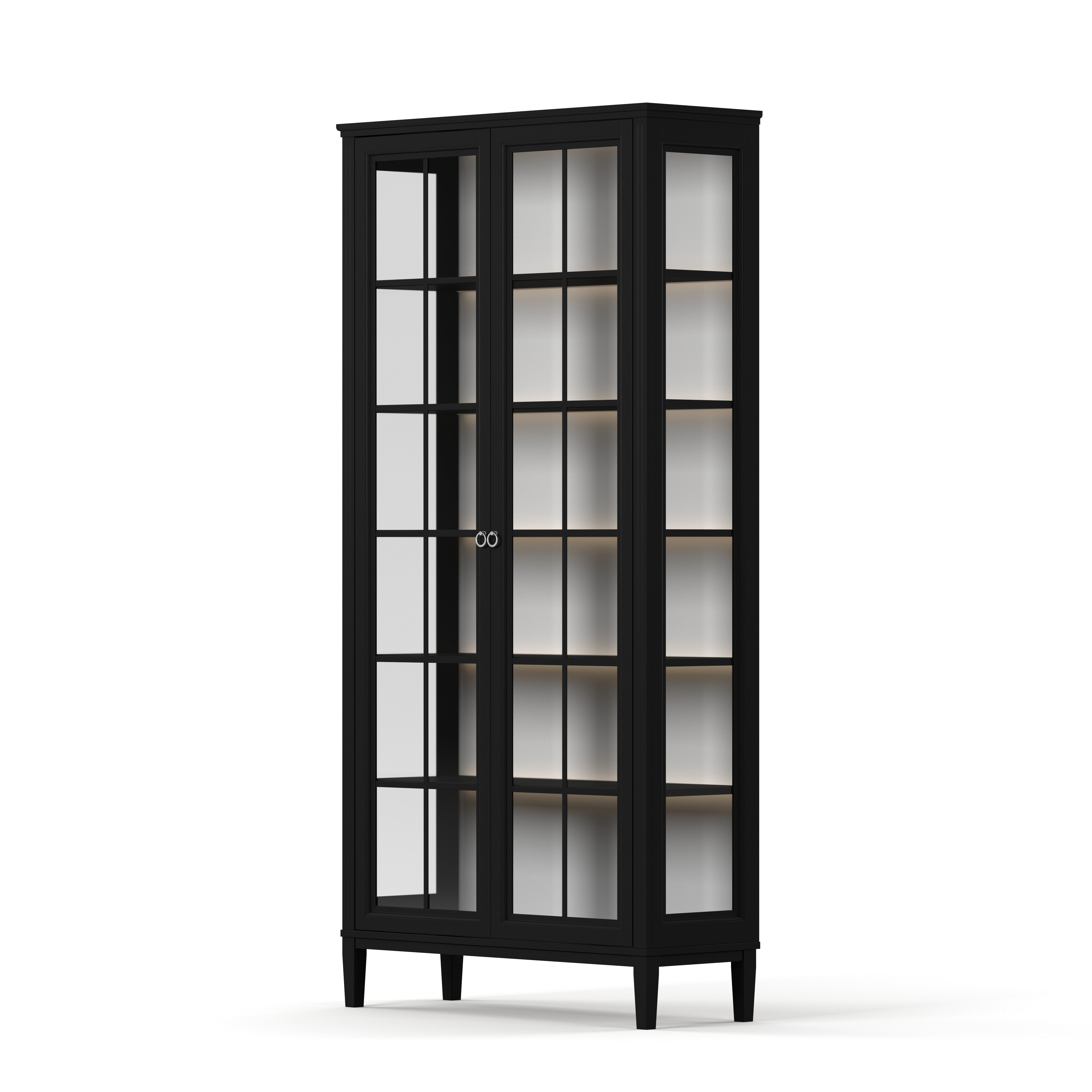 Englesson Stockholm 2.0 Vitrinskåp med Belysning #Variant_Black