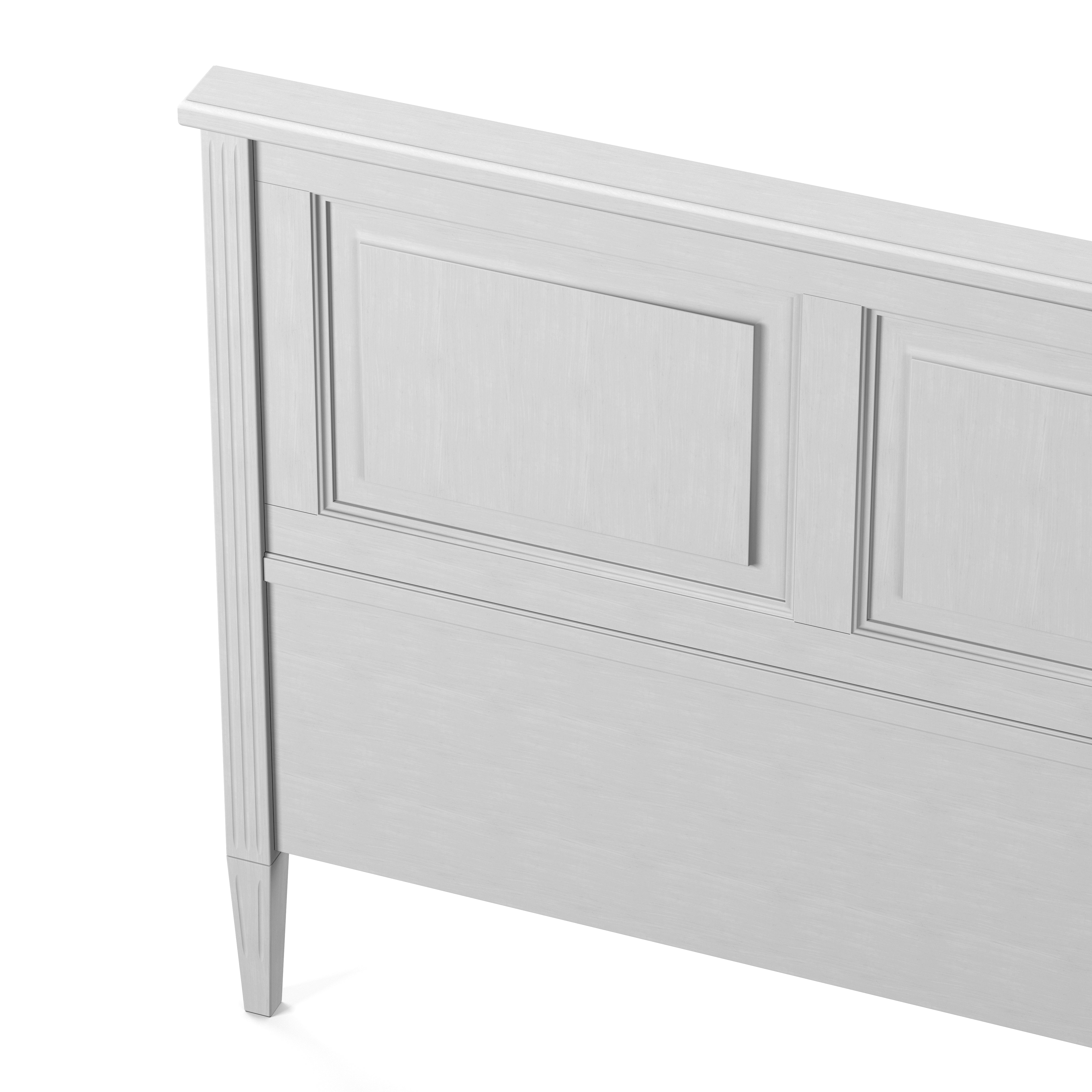 Englesson Beds Sängram Whitewash Stockholm Huvudgavel 580WWH