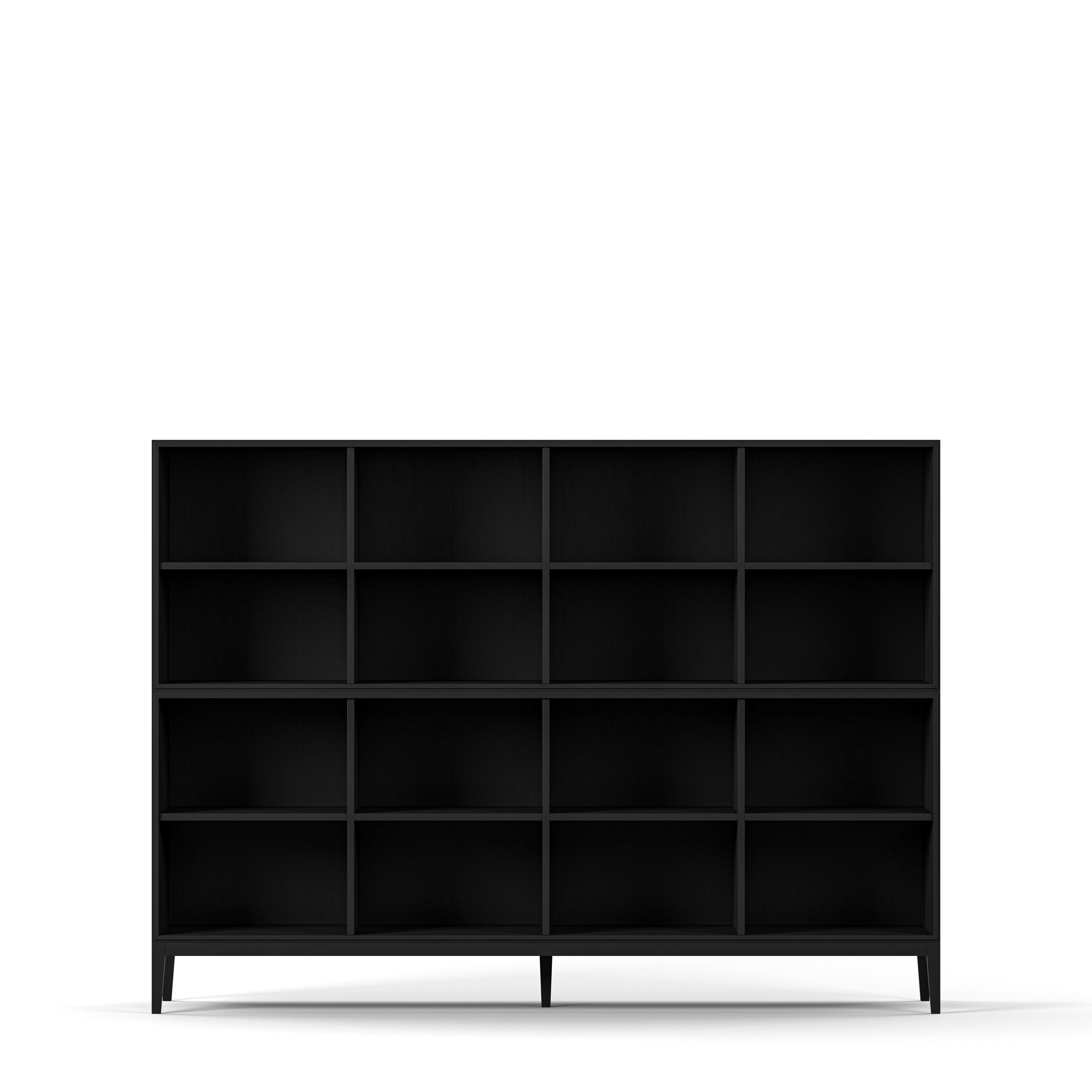 Edge 2.0 Bokhylla 4 Hyllor, 2-Sektion