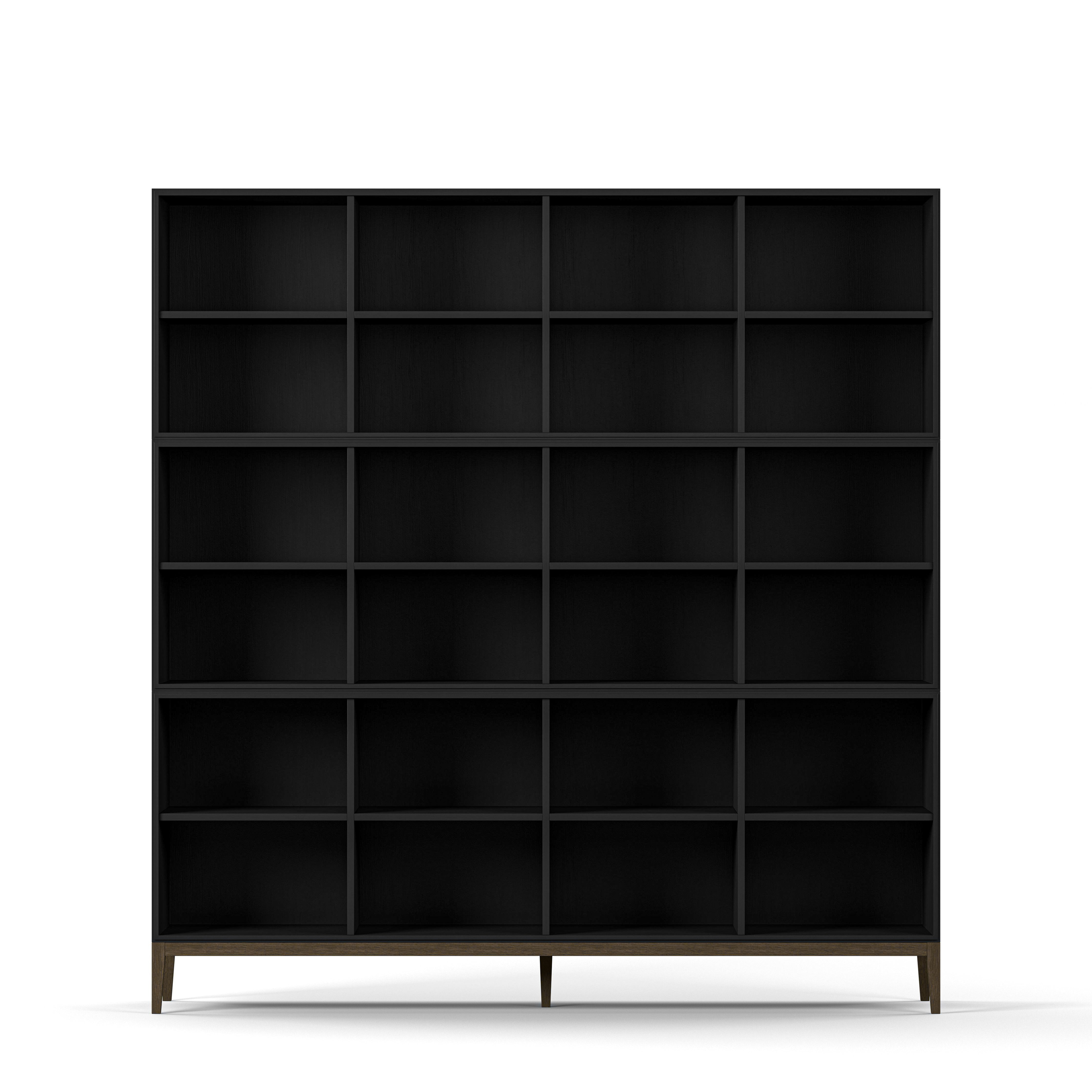 Edge 2.0 Bookcase 4 Shelves, 3-Section