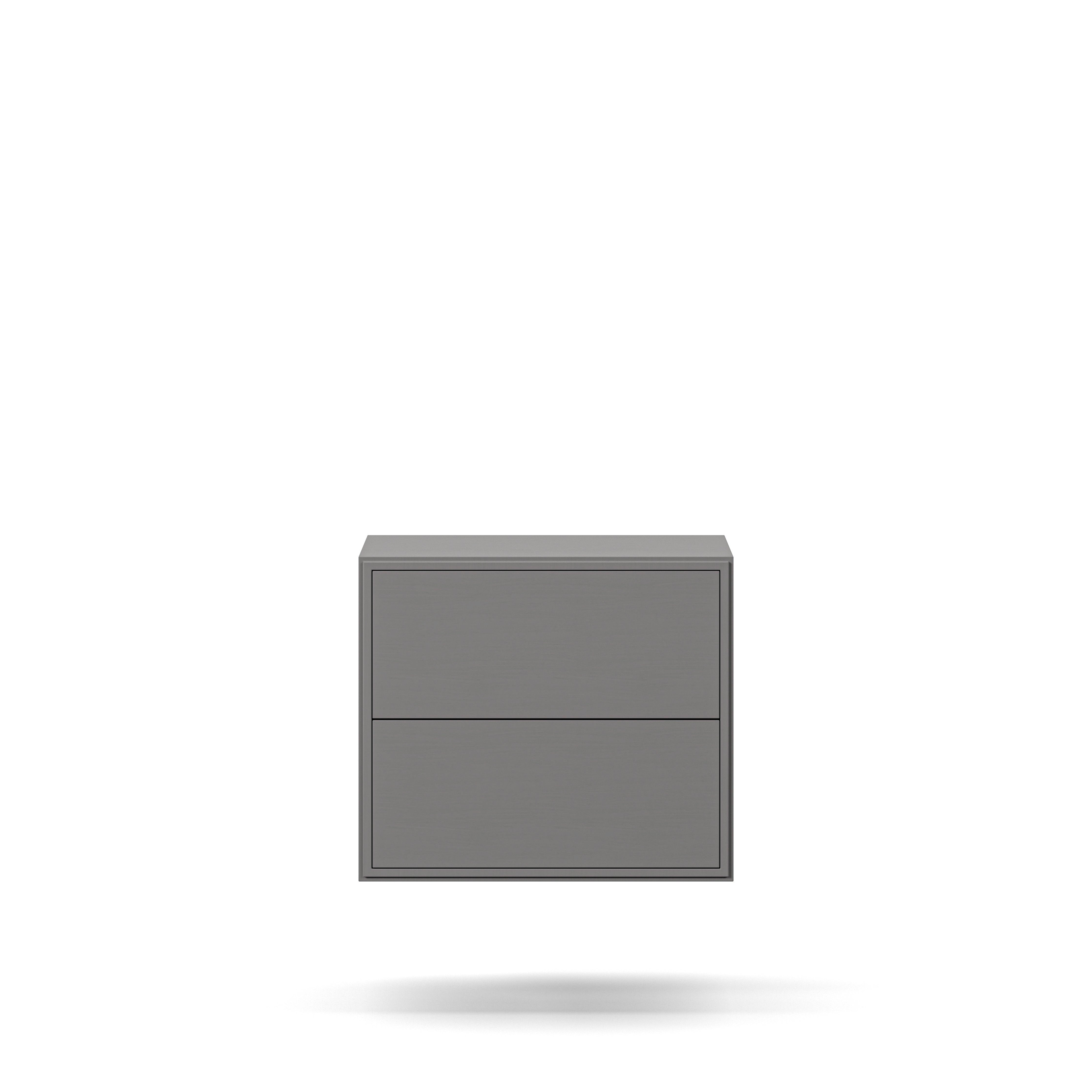 Edge 2.0 Sängbord Två Lådor Vägghängd