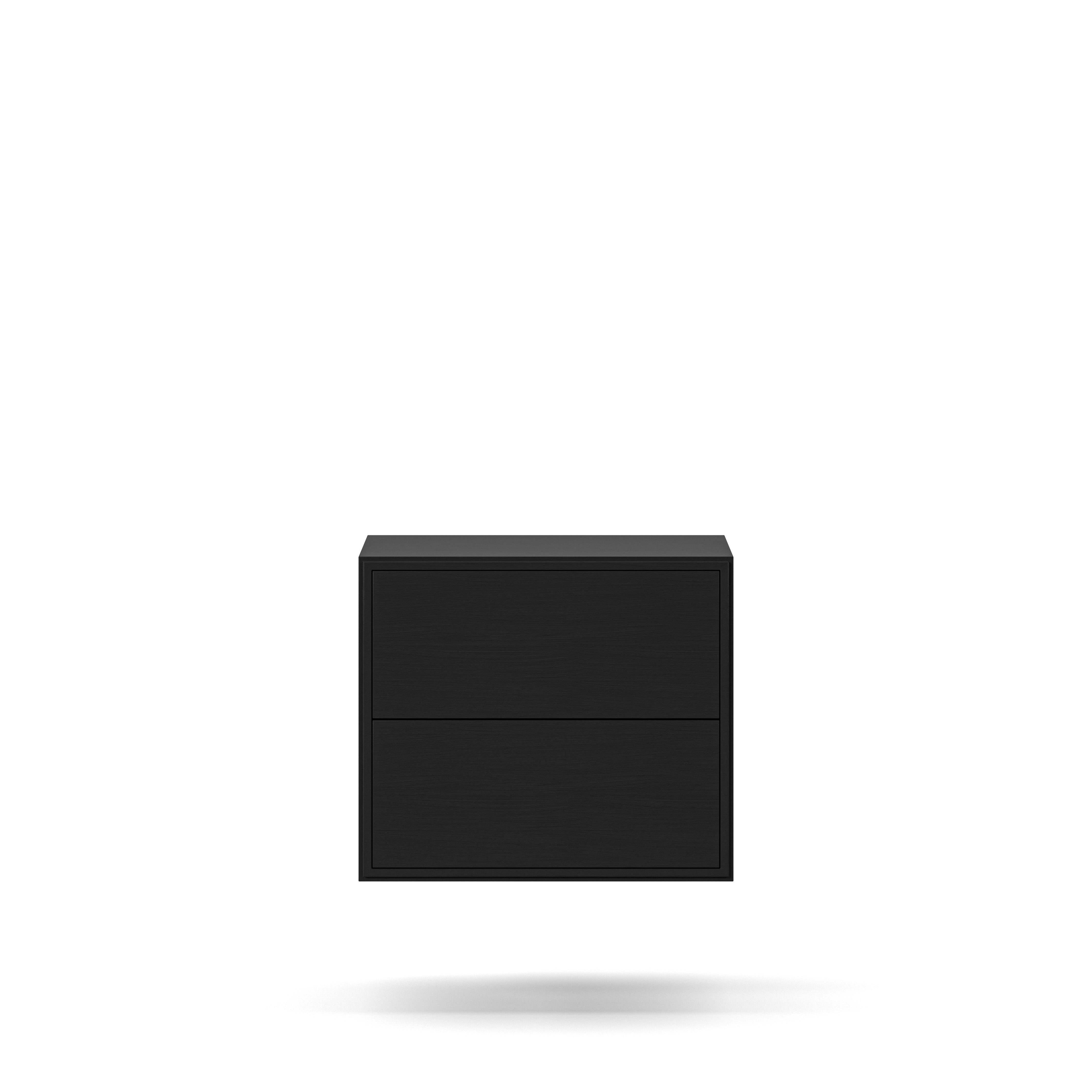 Edge 2.0 Sängbord Två Lådor Vägghängd