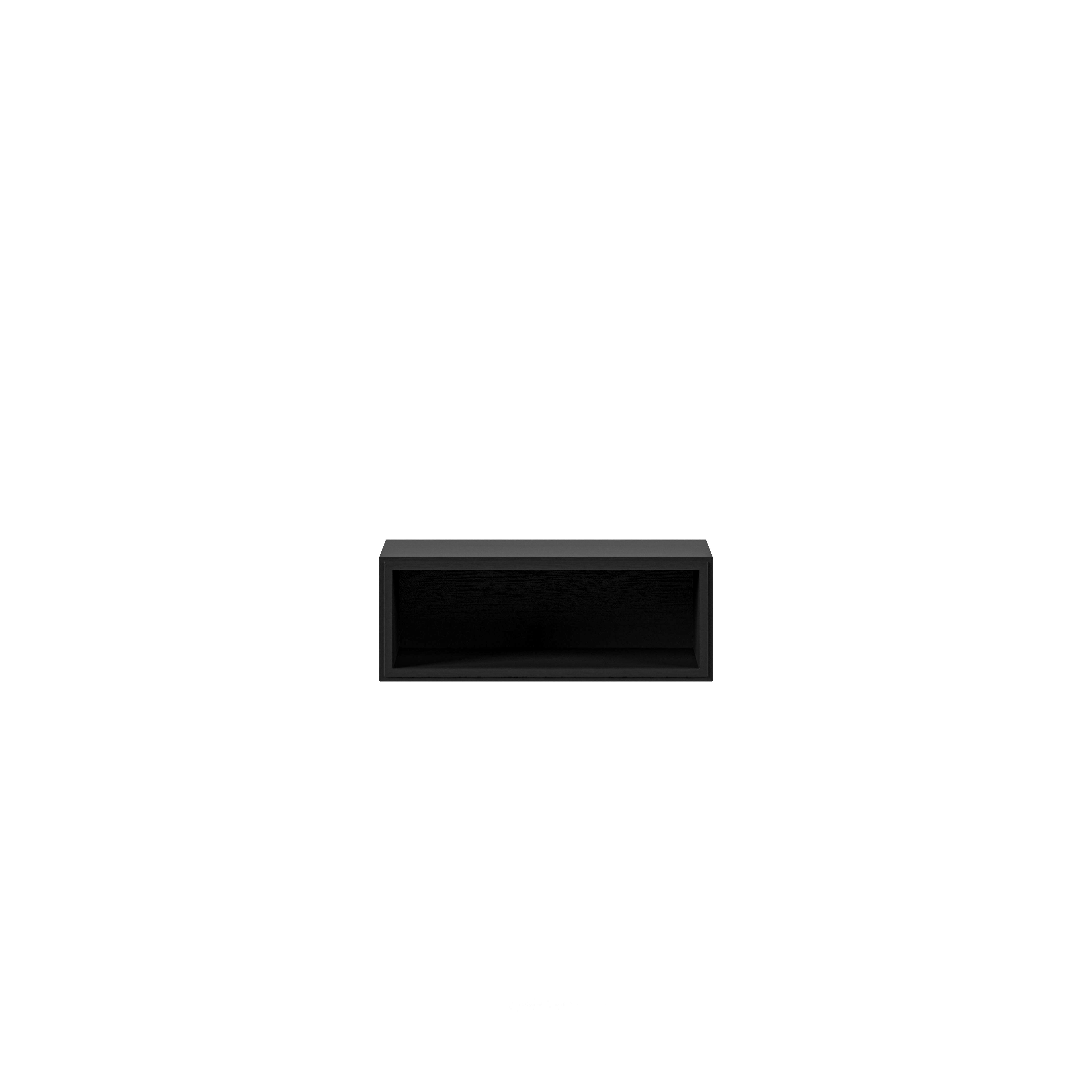 Englesson Bord Black Brushed Edge 2.0 Sängbord Vägghängd 726ESB #Variant_Black 