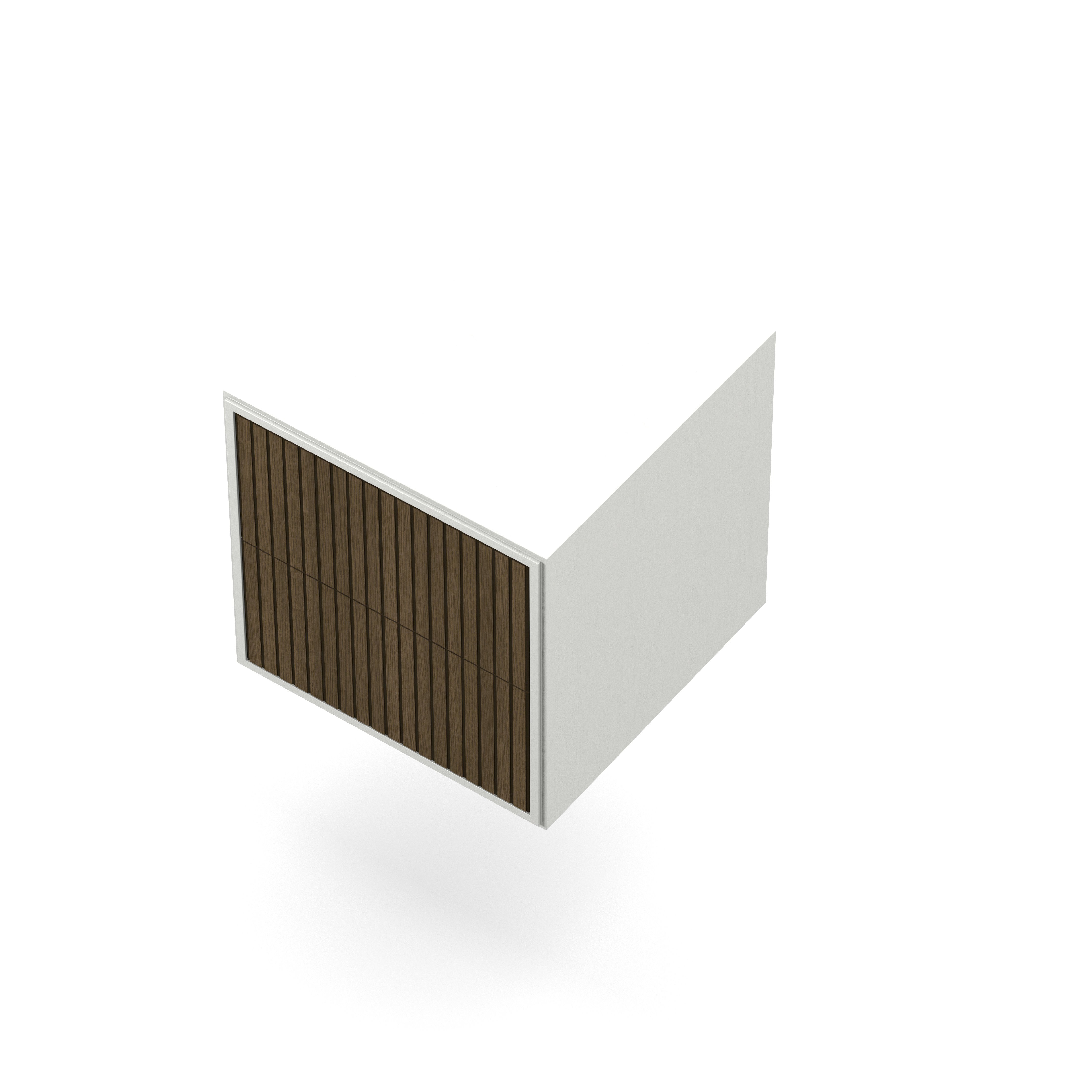 Englesson Bord Line Burned Walnut Sängbord Vägghängd #Variant_White & Burned Walnut 