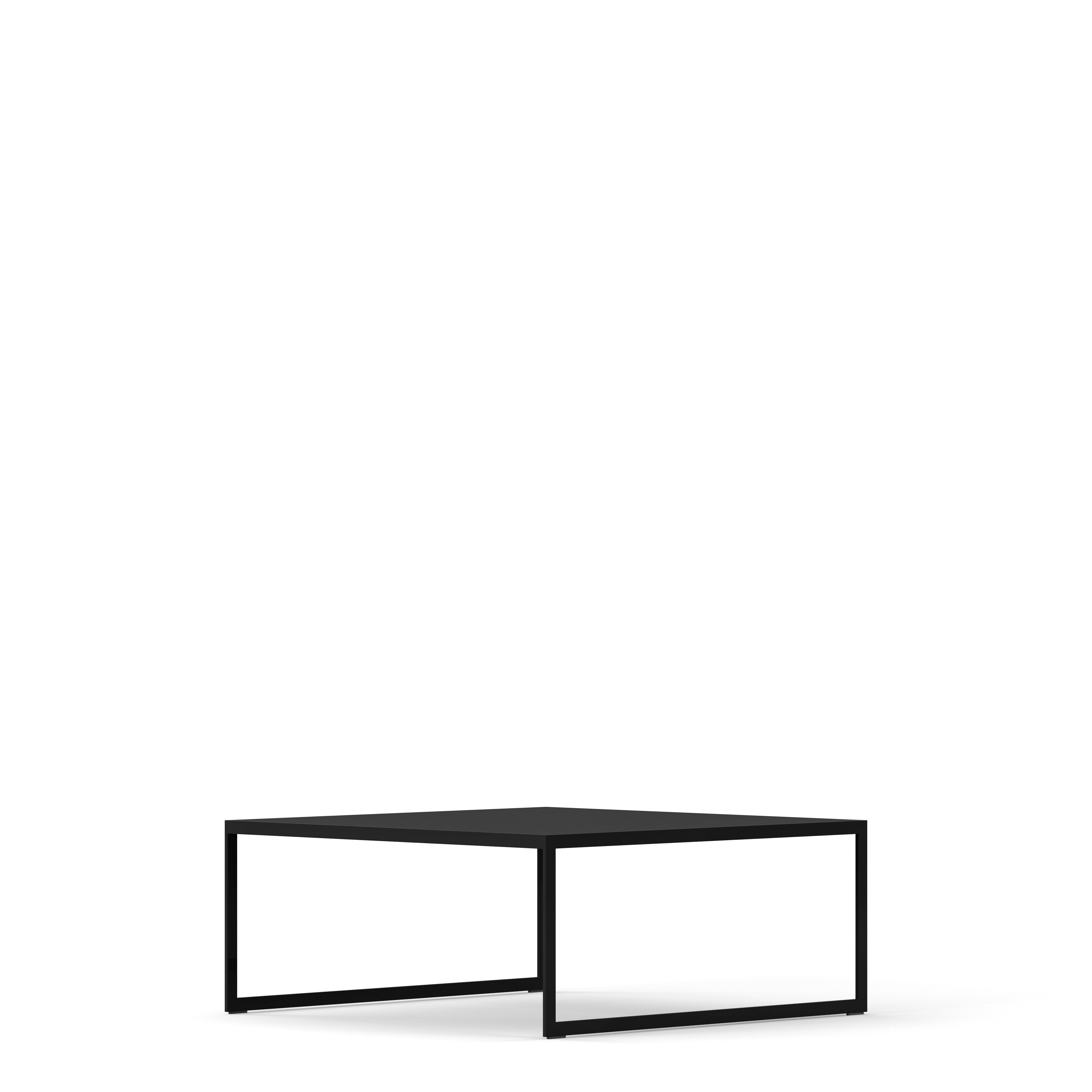 Englesson Bord Square Soffbord Kvadratiskt #Variant_Svart Metall & Black Oak 