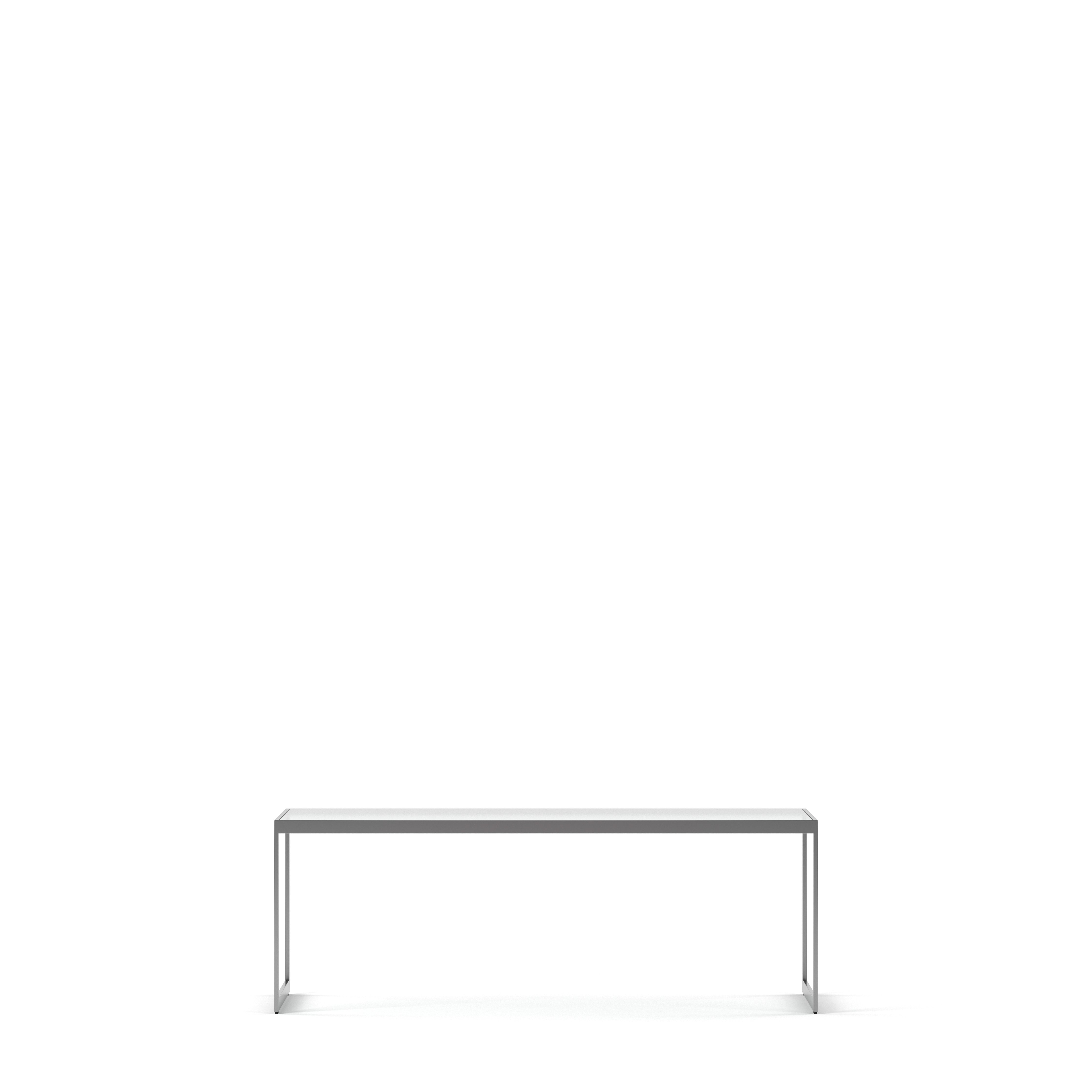 Englesson Bord Square Soffbord Rektangulärt #färg_Silvergrå Metall & Glas