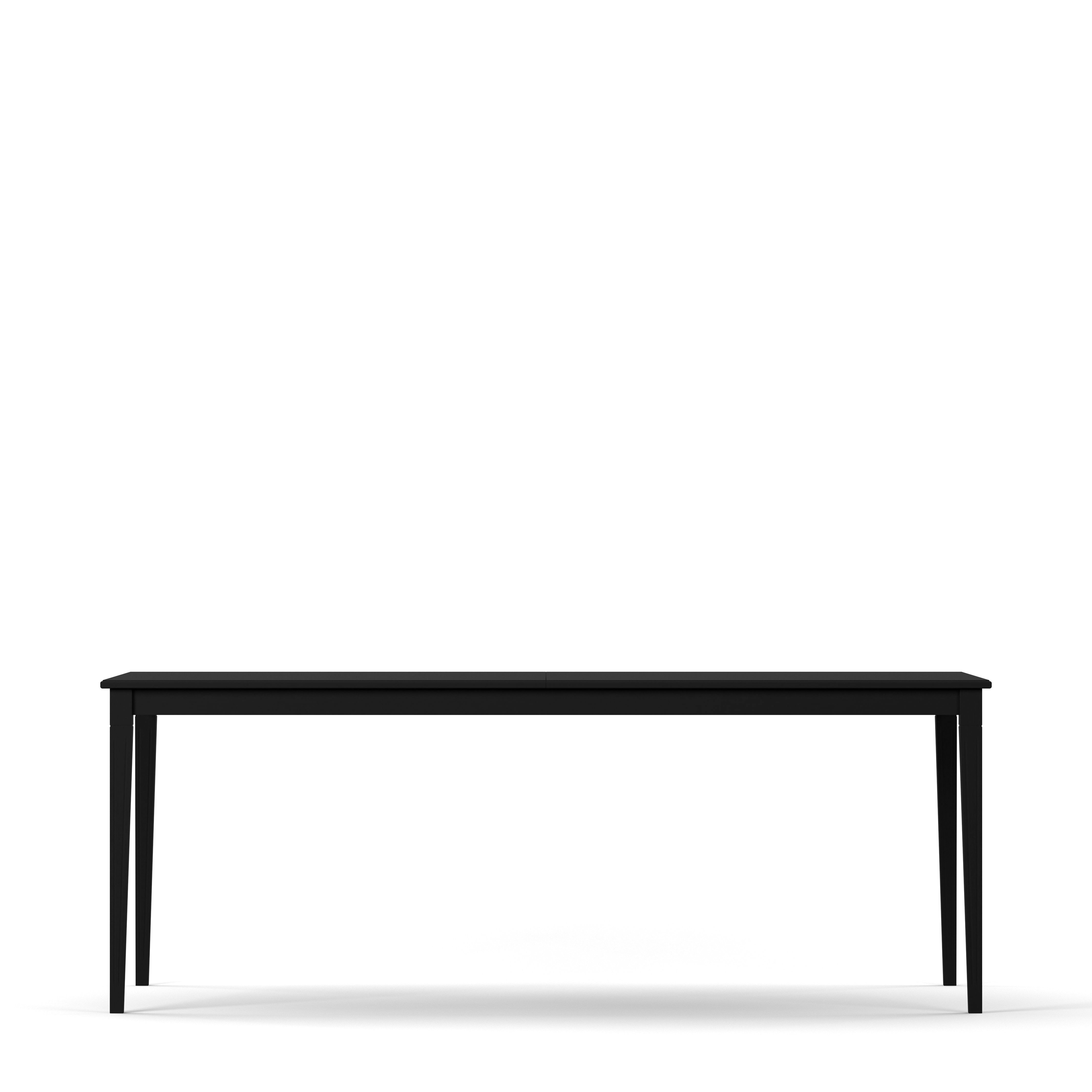 Englesson Bord Black Stockholm 2.0 Matbord Inkl 2 Ilägg 585B2 #Variant_Black 