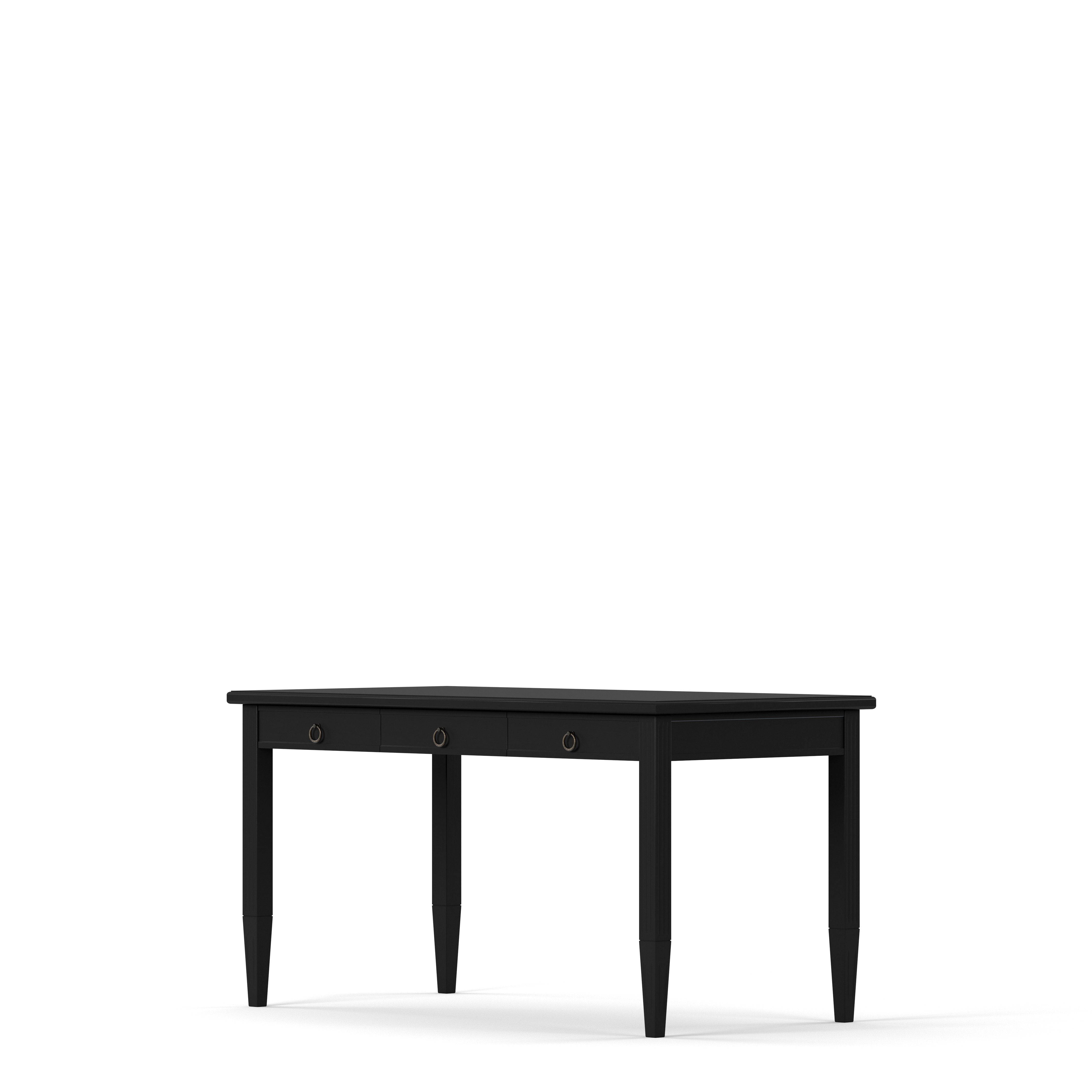 Englesson Bord Stockholm Skrivbord 3 Lådor #Variant_Black 