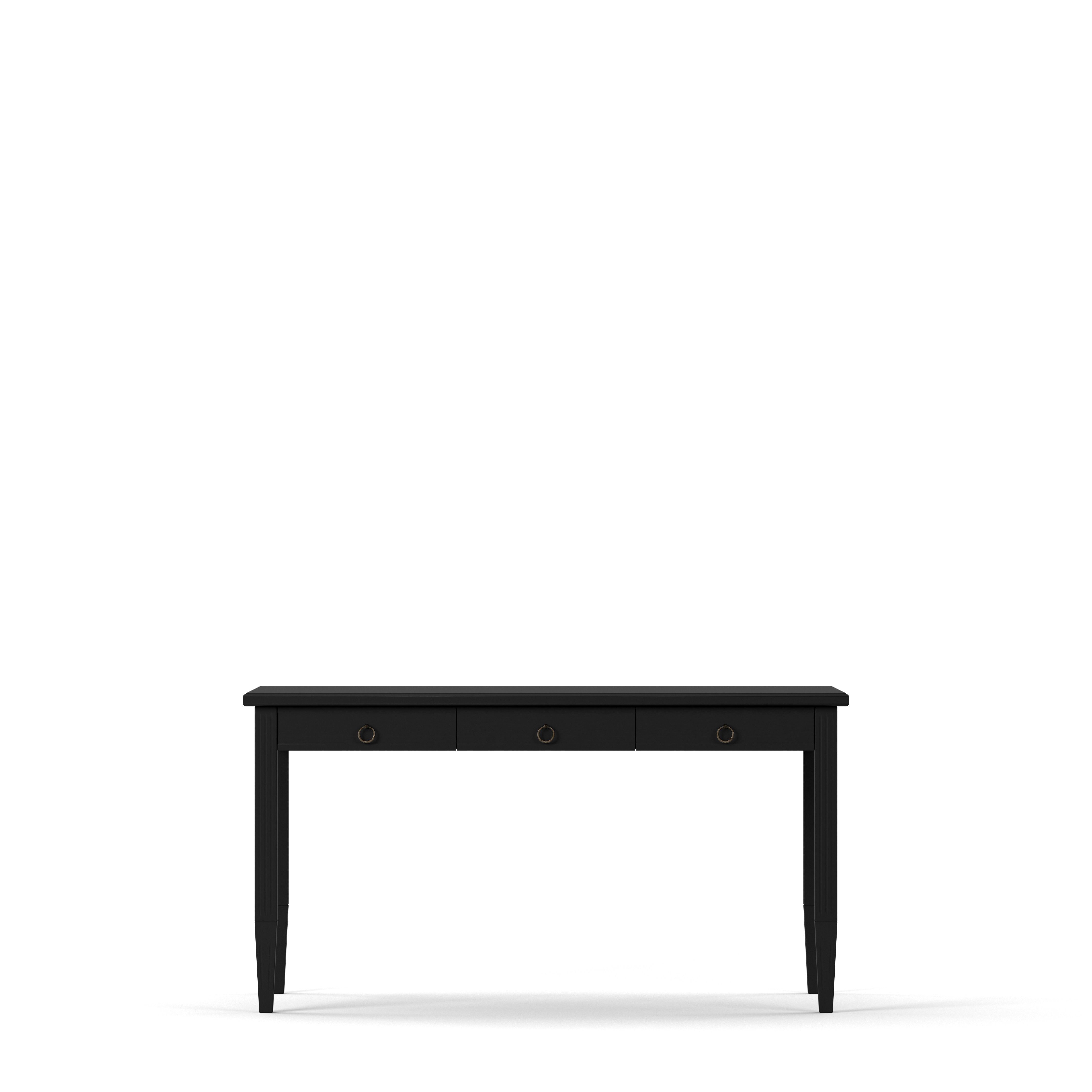 Englesson Bord Black Stockholm Skrivbord 3 Lådor 573B #Variant_Black 