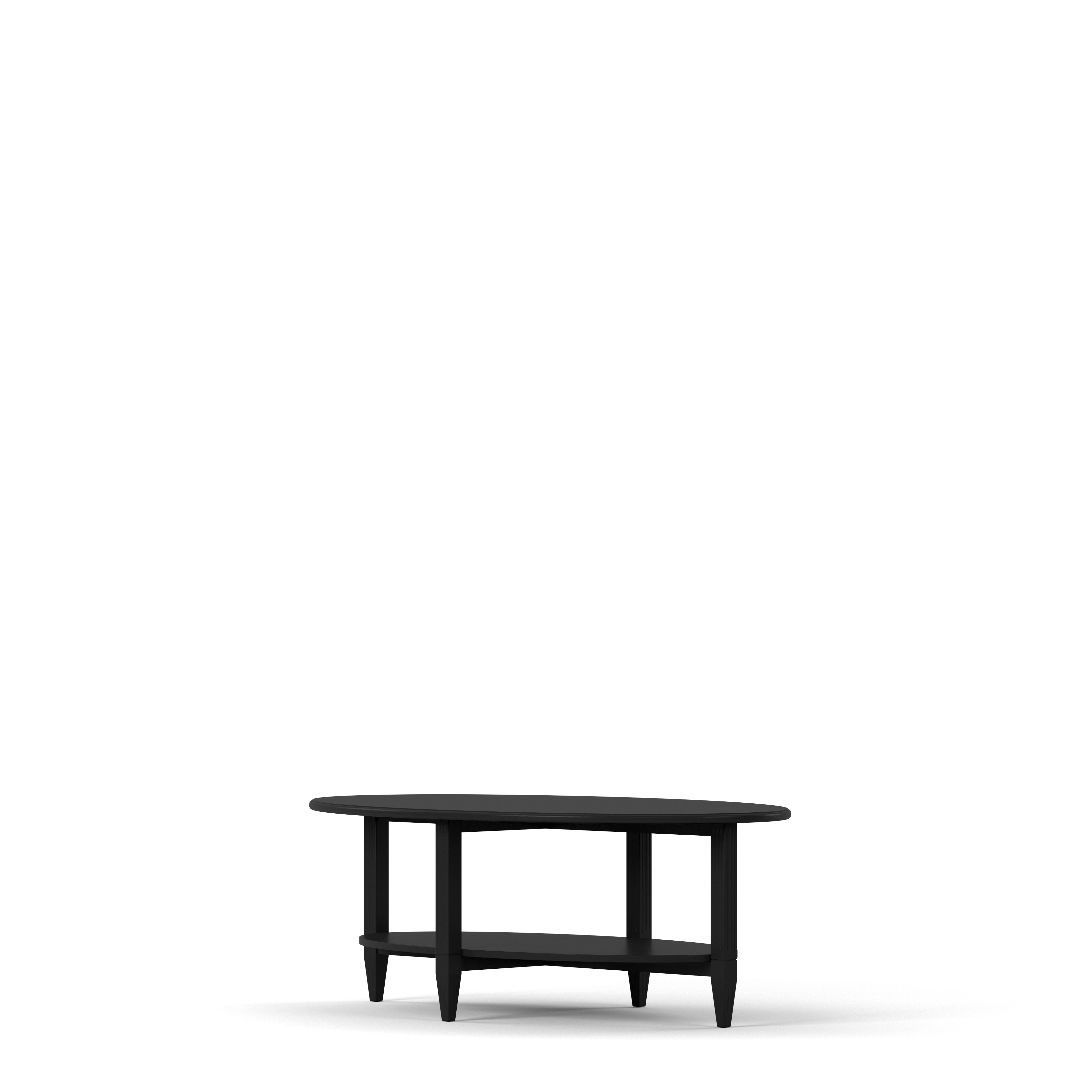Englesson Bord Stockholm Soffbord Ovalt #Variant_Black 