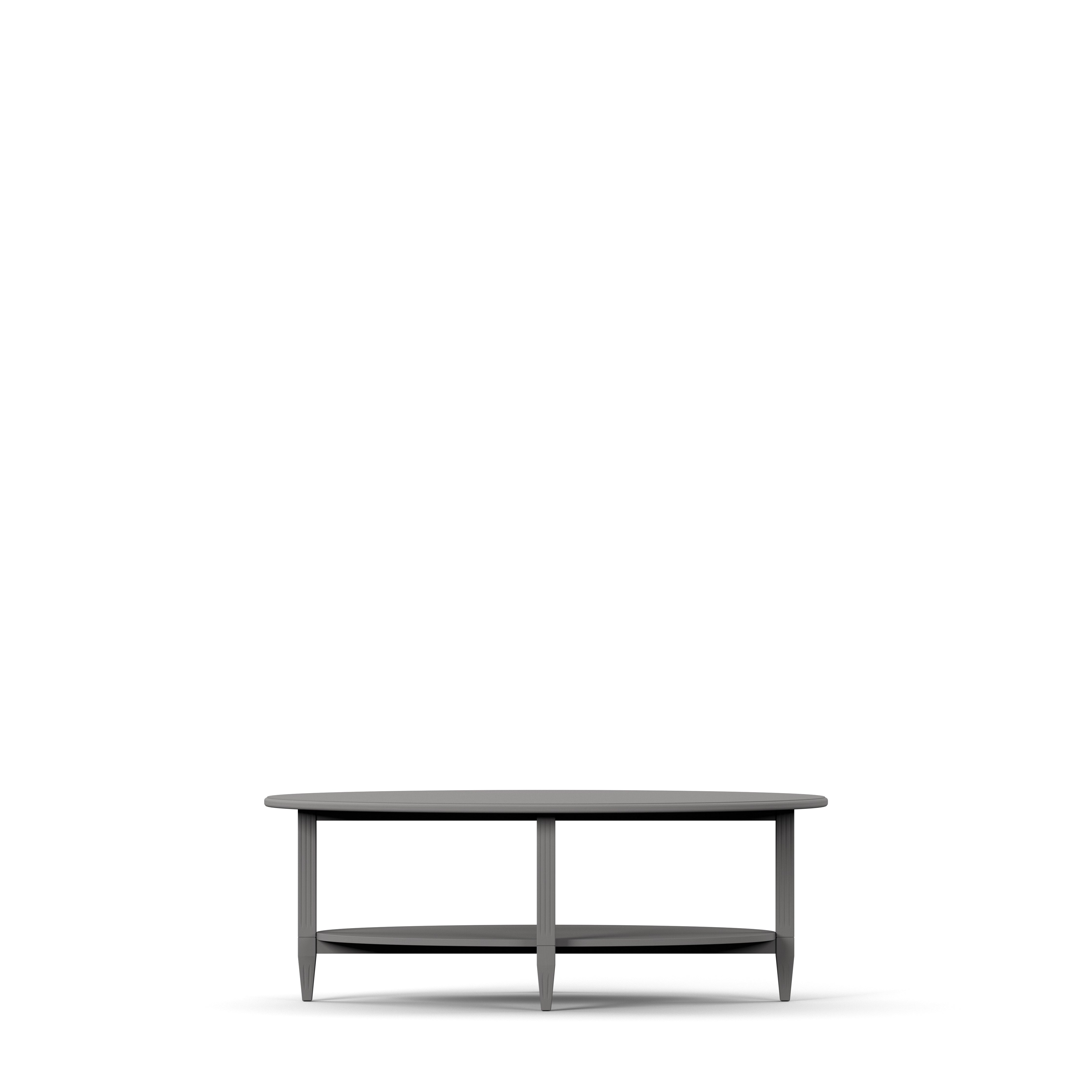 Englesson Bord Grey Stockholm Soffbord Ovalt 554G #Variant_Grey 