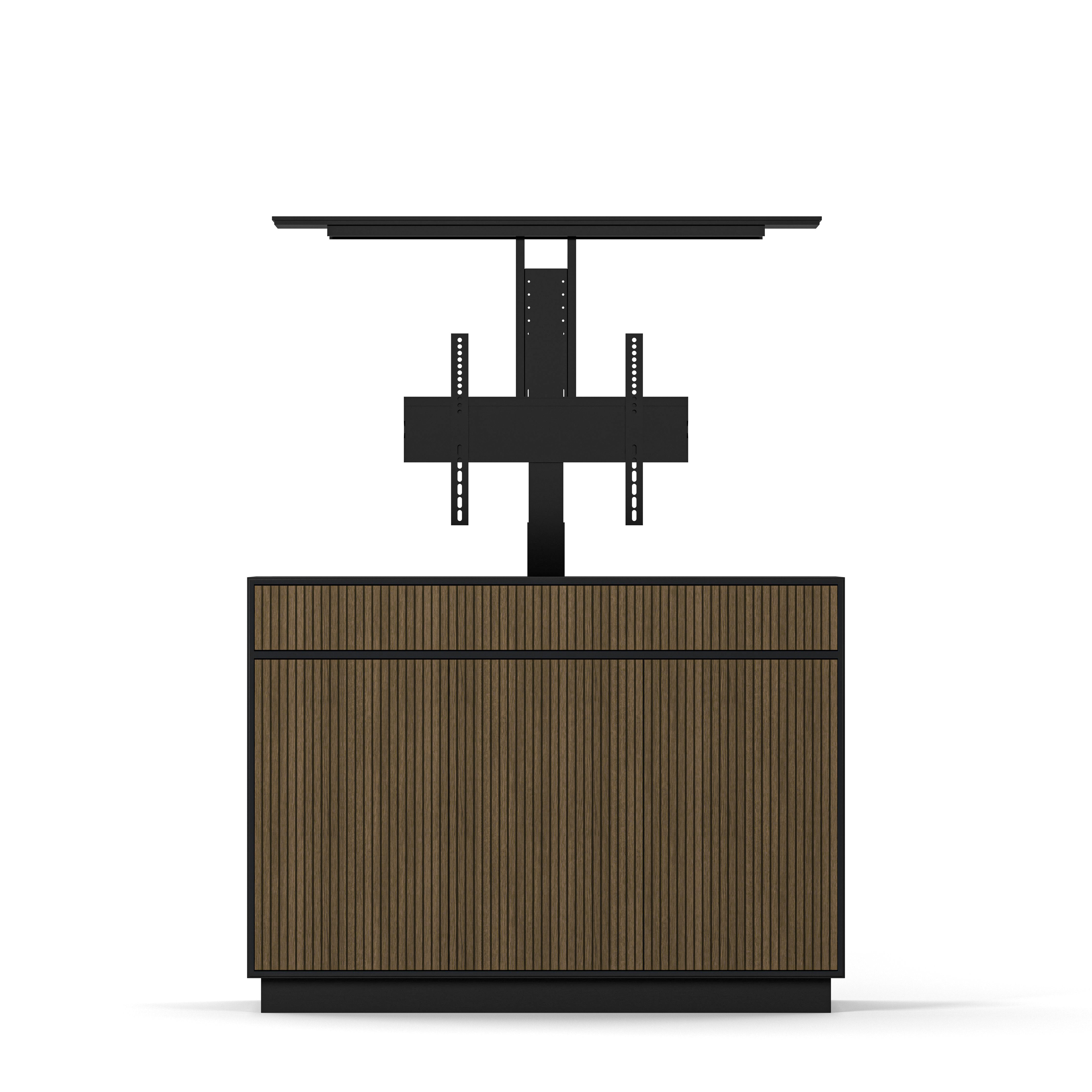 Englesson Line Burned Walnut TV Lift 55" #Variant_Black & Burned Walnut 