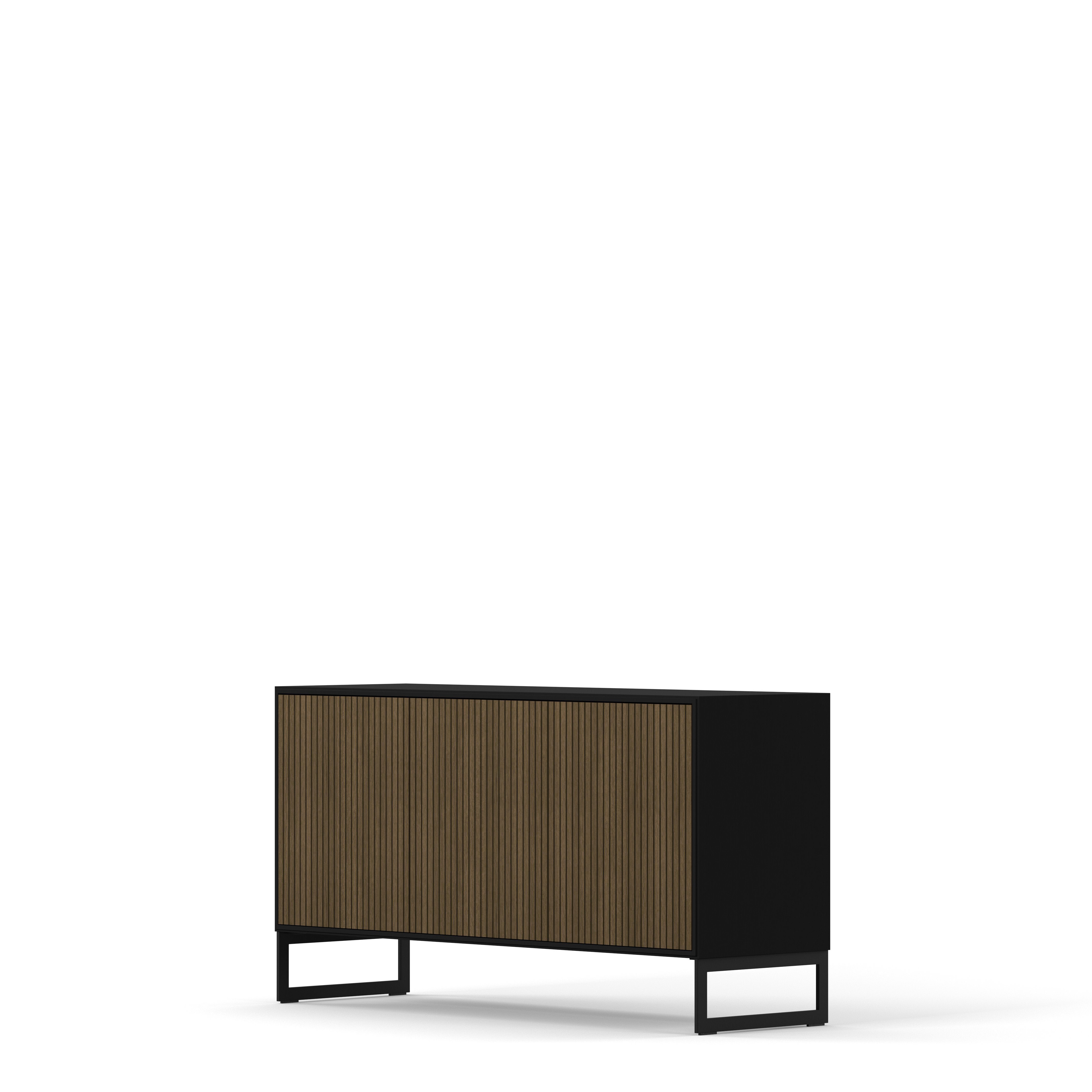Englesson Skänkar Line Burned Walnut Skänk 3 Dörrar #Variant_Black & Burned Walnut 